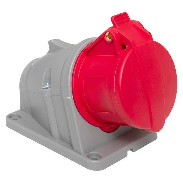 Розетка стационарная наружная 114 3Р+РЕ 16А 380В IP44 EKF PROXIMA PS-114-16-380-PRO  фото | Capital Power - инженерные системы