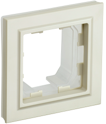 Рамка 1-местная IP44Р У-1-БрКр-44 бежевый IEK серии BRITE BR-M12-44-K10  фото | Capital Power - инженерные системы