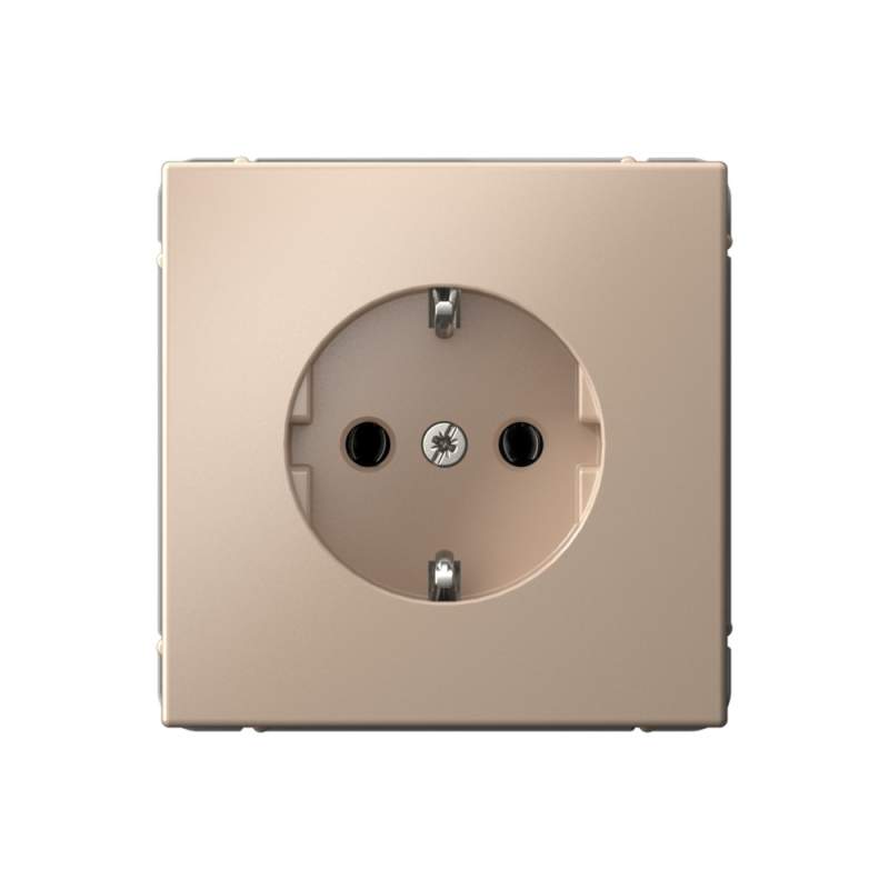 Розетка Systeme Electric серии ArtGallery с заземлением, 16А, механизм, ПЕСОЧНЫЙ GAL001243  фото | Capital Power - инженерные системы