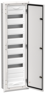 TITAN 5 Корпус металлический ЩРв-84 (1х84) 1130х365х130мм IP31 белый (одна дверь) IEK TI5-50-V-084-31  фото | Capital Power - инженерные системы