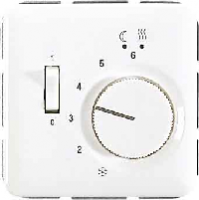 Накладка регулятора теплого пола Jung CD серия Черная (мех.FTR231U) CDFTR231PLSW CDFTR231PLSW  фото | Capital Power - инженерные системы