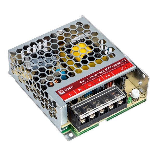 Блок питания 24В MPS-35W-24 EKF Proxima mps-35w-24  фото | Capital Power - инженерные системы