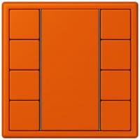Кнопочный модуль КNX Jung Les Couleurs® Le Corbusier orange vif F 50 с четырьмя парами кнопок LC504TSA4320S