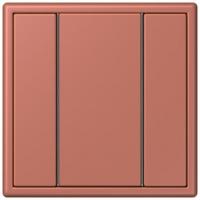 Кнопочный модуль КNX Jung Les Couleurs® Le Corbusier terre sienne brique F 50 с одной парой кнопок LC501TSA32121