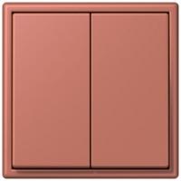 Клавиша Jung Les Couleurs® Le Corbusier terre sienne brique для двухклавишного выключателя LC99532121