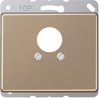 Крышка Jung SL 500 бронза для 2-х гнезд SL562GB SL562GB  фото | Capital Power - инженерные системы