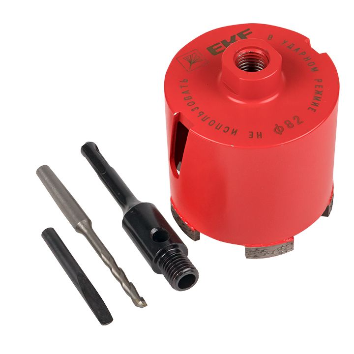 Коронка алмазная DCH-82 Laser M16 SDS-Plus EKF Expert dch-82-m16  фото | Capital Power - инженерные системы