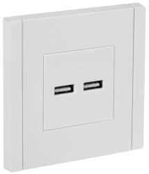 Розетка USB A+A 3,1А FP249 белый IEK серии FORTE&PIANO FP-U21-D31-K01  фото | Capital Power - инженерные системы