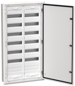 TITAN 5 Корпус металлический ЩРв-168 (2х84) 1130х625х130мм IP31 белый (одна дверь) IEK TI5-50-V-2X084-31  фото | Capital Power - инженерные системы