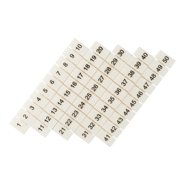 Маркеры для JXB-ST-push-in 4 с нумерацией 1-50 (100 шт,) EKF PROxima ZB-ST-4-1-50  фото | Capital Power - инженерные системы