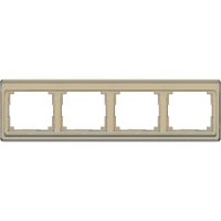 Рамка Jung SL 500 Бронза 4 поста SL5840GB