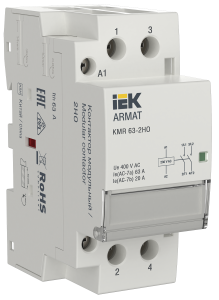 ARMAT Контактор модульный KMR 63А 230В AC 2НО IEK AR-KMR10-063-20-230  фото | Capital Power - инженерные системы