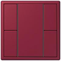 Кнопочный модуль КNX Jung Les Couleurs® Le Corbusier le rubis F 50 с двумя парами кнопок LC502TSA4320M