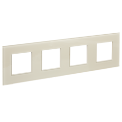 Рамка 4-местная SK-F24B стекло беж. IEK серии SKANDY SK-M42-G-K10  фото | Capital Power - инженерные системы