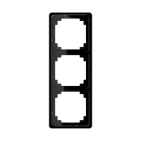 Рамка Jung CD Plus Черный 3 поста CDP583SW CDP583SW  фото | Capital Power - инженерные системы