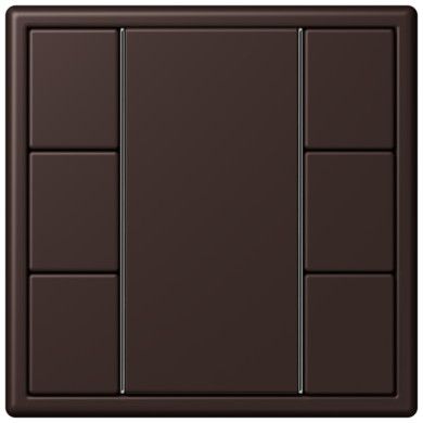 Кнопочный модуль КNX Jung Les Couleurs® Le Corbusier terre d‘ombre brulee 59 F 50 с тремя парами кнопок LC503TSA4320J LC503TSA4320J  фото | Capital Power - инженерные системы