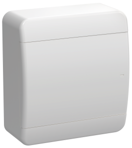 TEKFOR Корпус пластиковый ЩРН-П-8 IP41 белая дверь IEK TF5-KP13-N-08-41-K01-K01  фото | Capital Power - инженерные системы