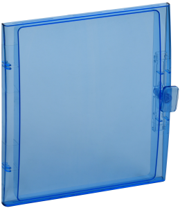 TEKFOR Дверца для корпуса пластикового КМПн-24 IP65 синяя прозрачная IEK TF-KP72D-DV-24-K07  фото | Capital Power - инженерные системы