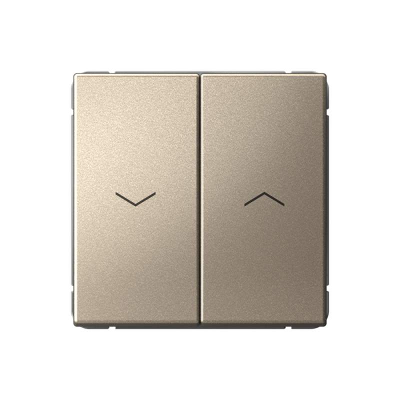 Выключатель для жалюзи 2-клавишный Systeme Electric серии ArtGallery, 2х сх.4, 10А, механизм, ШАМПАНЬ GAL000519  фото | Capital Power - инженерные системы