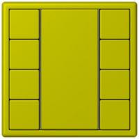 Кнопочный модуль КNX Jung Les Couleurs® Le Corbusier vert olive vif F 50 с четырьмя парами кнопок LC504TSA4320F