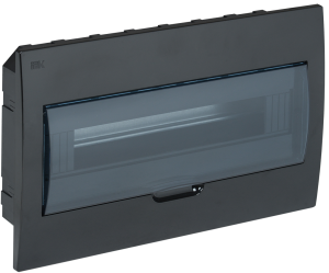 KREPTA 3 Корпус пластиковый ЩРВ-П-18 IP41 черный IEK MKP12-V-18-41-K02  фото | Capital Power - инженерные системы