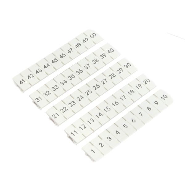 Маркировка для клемм 2,5 UT 1-50 (100 шт) SCR-UT-MRK-2,5-1-50  фото | Capital Power - инженерные системы