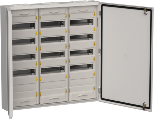 TITAN 5 Корпус металлический ЩРн-180 (3х60) 835х830х140мм IP54 серый (две двери) IEK TI5-50-N-3X060-54-7035  фото | Capital Power - инженерные системы