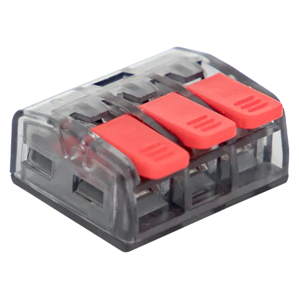 Клемма СМК 221-413 компактные 3 отверстия 0,2-4,0 мм2 (100шт,) EKF PROxima PLC-SMK-221-413-S  фото | Capital Power - инженерные системы