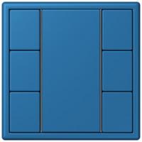 Кнопочный модуль КNX Jung Les Couleurs® Le Corbusier bleu ceruleen 31 F 50 с тремя парами кнопок LC503TSA32030
