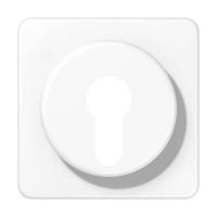 Крышка Jung CD серия белый для выключателя с замком CD528WW CD528WW  фото | Capital Power - инженерные системы