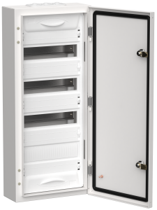 TITAN 5 Корпус металлический ЩРн-48 (1х48) 710х310х140мм IP54 белый (одна дверь) IEK TI5-50-N-048-54  фото | Capital Power - инженерные системы