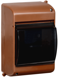 KREPTA 3 Корпус пластиковый КМПн 2/4 IP30 дуб IEK MKP42-N-04-30-12-D  фото | Capital Power - инженерные системы