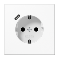 Розетка Jung LS серия белая SCHUKO® с USB-интерфейсом с 1 USB-портом типа A LS серия белая LS1520-18CWW LS1520-18CWW  фото | Capital Power - инженерные системы