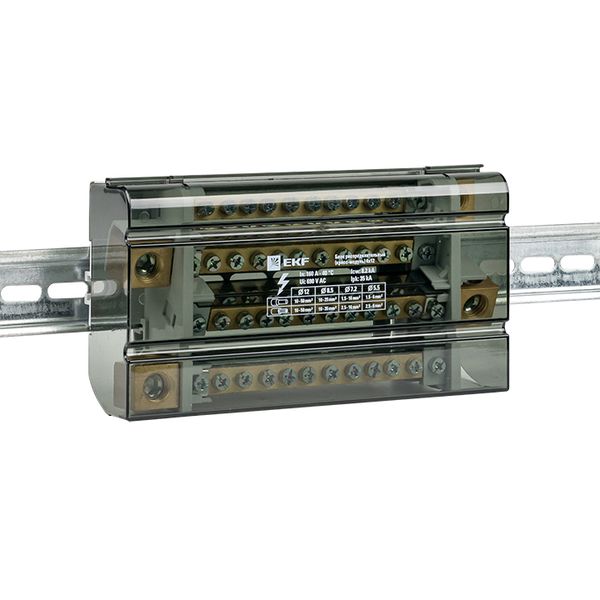 Блок распределительный (кросс-модуль) 160A (4x12) EKF PROxima DB-160-4X12  фото | Capital Power - инженерные системы
