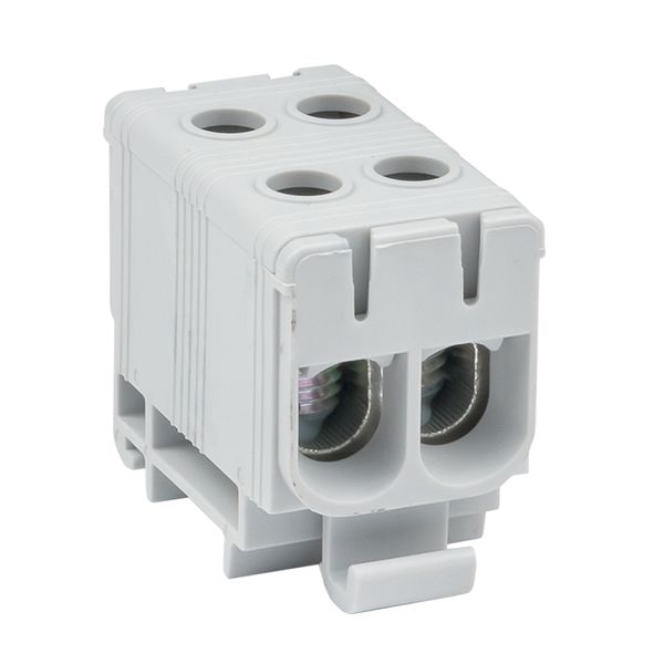 Клемма силовая вводная двойная КСВ 16-50 серая EKF PROxima PLC-KVS2-16-50-GREY  фото | Capital Power - инженерные системы