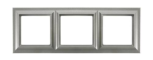 Рамка Jung  ECO Profi Standart Алюминий 3 поста EPS483AL EPS483AL  фото | Capital Power - инженерные системы