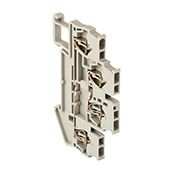 Колодка клеммная пружинная двойная JXB-ST-1,5 17,5А серая EKF PROxima PLC-JXB-ST-1.5-4-2  фото | Capital Power - инженерные системы