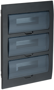 KREPTA 3 Корпус пластиковый ЩРВ-П-36 IP41 черный IEK MKP12-V-36-41-K02  фото | Capital Power - инженерные системы