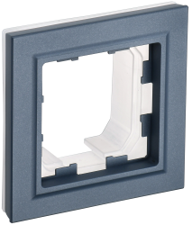 Рамка 1-местная IP44 РУ-1-БрМ-44 маренго IEK серии BRITE BR-M12-44-K35  фото | Capital Power - инженерные системы