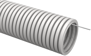 ELASTA Труба гофрированная ПВХ d=32мм с зондом (10м) IEK CTG20-32-K41-010I  фото | Capital Power - инженерные системы