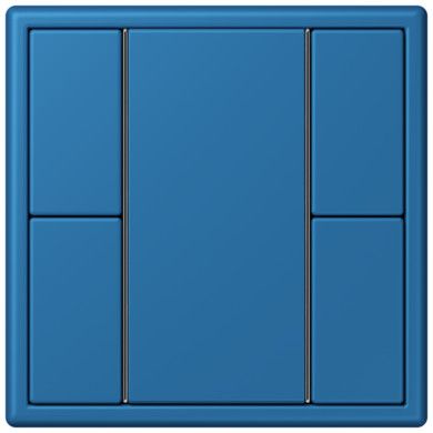 Кнопочный модуль КNX Jung Les Couleurs® Le Corbusier bleu ceruleen 31 F 50 с двумя парами кнопок LC502TSA32030 LC502TSA32030  фото | Capital Power - инженерные системы