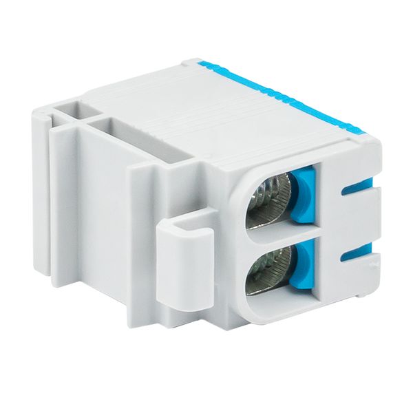 Клемма силовая вводная двойная КСВ 16-50 синяя EKF PROxima PLC-KVS2-16-50-BLUE  фото | Capital Power - инженерные системы