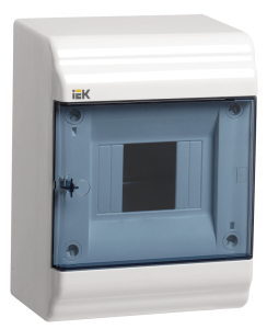 PRIME Корпус пластиковый ЩРН-П-4 модуля навесной белый IP41 IEK MKP82-N-04-41-20  фото | Capital Power - инженерные системы