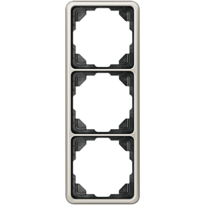 Рамка Jung CD 500 Платина 3 поста CD583PT CD583PT  фото | Capital Power - инженерные системы