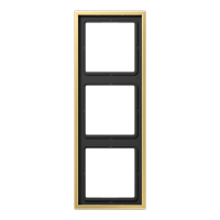 Рамка Jung LS 990 Латунь Classic 3 поста ME2983C ME2983C  фото | Capital Power - инженерные системы