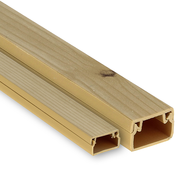 Канал кабельный (25х16) (40 м) светлое дерево EKF-Plast KK-25-16W  фото | Capital Power - инженерные системы