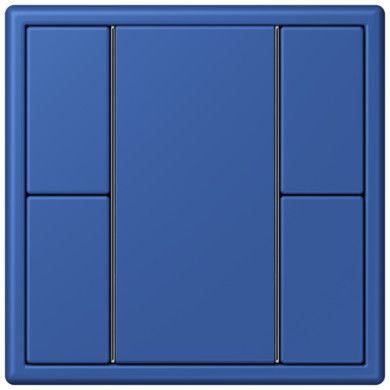 Кнопочный модуль КNX Jung Les Couleurs® Le Corbusier F 50 bleu outremer 59 с двумя парами кнопок LC502TSA4320K LC502TSA4320K  фото | Capital Power - инженерные системы