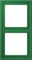Рамка Jung Les Couleurs Le Corbusier Vert fonce 2 поста LC98232050