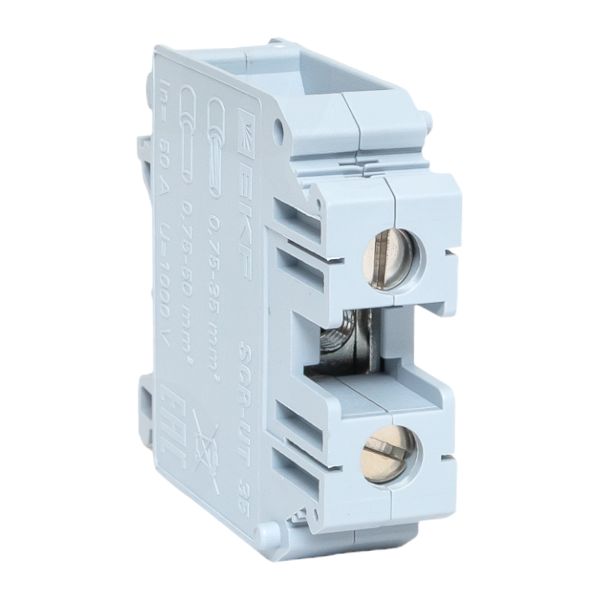 Клеммная колодка винтовая 35 UT серая SCR-UT-35-G  фото | Capital Power - инженерные системы