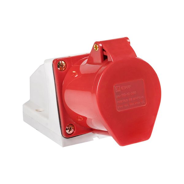 Розетка стационарная наружная 115 3Р+РЕ+N 16А 380В IP44 EKF PS-115-16-380  фото | Capital Power - инженерные системы
